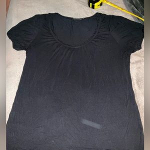 Shirt with Neck Ruffle